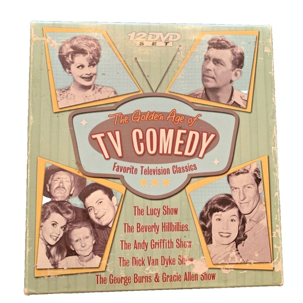THE GOLDEN AGE OF TV COMEDY~12 DVD BOXED SET~LUCY SHOW~BEVERLY HILLBILLIES~SE~EC